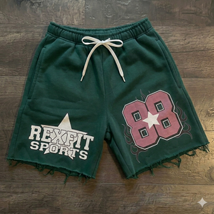 REXFIT SPORTS Shorts décontractés pour hommes, streetwear, fabricant OEM, shorts de sport, logo personnalisé, shorts de sport en coton, shorts de fitness, shorts de course - Product Image 3