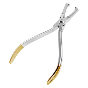 Pince manuelle pour retirer les brackets dentaires, couleur arc-en-ciel, pour brackets antérieurs, poignée confortable, acier inoxydable - Product Image 1