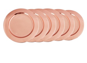 Assiette de présentation décorative de luxe en aluminium doré, de forme irrégulière, pour la décoration intérieure haut de gamme, artisanale - Product Image 3