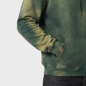 Sudadera con Capucha Tie-Dye para Hombre, Personalizable con Logotipo, Corte Regular, Algodón French Terry, Estilo Casual para Otoño, con Bolsillos - Product Image 6
