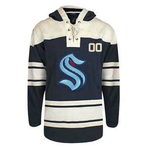 Sweat-shirt de hockey sur glace haute performance avec un design classique à lacets, haute qualité, faible MOQ, délai de livraison rapide - Product Image 3