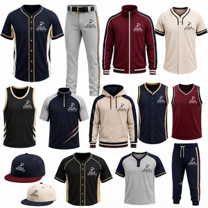 Kale Sports <b>Baseball</b> Softball Uniform Kit Unisex Breathable Quick Dry Sublimated Apparel Set All Seasons Adult Size - Product Image 6