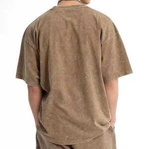 2026 Wholesale Custom Logo Made Blank Men Shorts <b>Set</b> Street wear Unisex T Shirt And Shorts Two Piece <b>Set</b> Men's Fashion T-shirts - Product Image 5