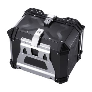 Maleta Superior Desmontable Impermeable para Motocicleta de 45L, Caja Trasera Universal de Aleación de Aluminio para Moto con Forro de Cuero - Product Image 6
