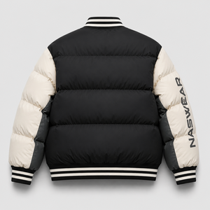 Men's Black <b>Bubble</b> Jacket Windproof Winter <b>Coat</b> Streetwear Style Button Closure Regular Fit Thick Polyester <b>Bubble</b> jacket Men - Product Image 5