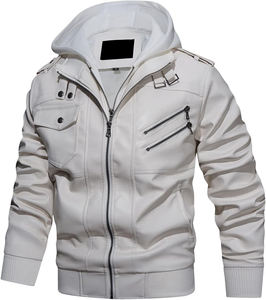 Chaquetas de hombre de nuevo diseño y alta calidad con doble cuello, doble cremallera y bolsillos inclinados con botones. - Product Image 3