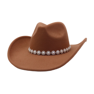 Traditional Wide Brim <b>Western</b> Cowboy <b>Hat</b> for Outdoor Ranch Rodeo Casual Fashion Country Style Everyday Wear - Product Image 6