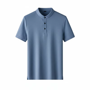 Versatile Polo <b>Collar</b> <b>T</b> <b>Shirt</b> Cotton Rich Fabric Soft Touch Daily Wear Casual Apparel Clothing Collection - Product Image 2