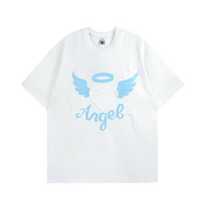 เสื้อยืดคอกลมแขนสั้นสีดำล้วนสำหรับผู้ชาย ผ้าฝ้าย 100% ทรงปกติ ผ้าเจอร์ซีย์ถัก ย้อมสีพื้น ดีไซน์เรียบง่าย - Product Image 6