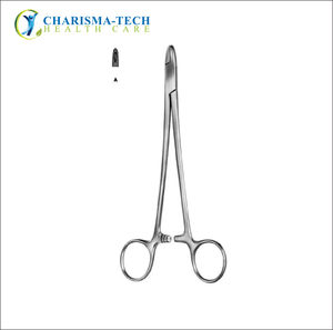CHARISMATECH Kit d'instruments de suture manuels en acier inoxydable chirurgical, porte-aiguille à mâchoires dentées pour usage médical et dentaire CE - Product Image 1