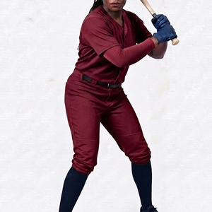 Produit Populaire : Uniforme de Baseball pour Femme en Tissu Respirant et Frais, Style Streetwear Tendance 2026 - Product Image 1