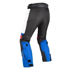 Men's Hi Visibility <b>Work</b> <b>Pants</b> Polyester <b>Black</b> White Blue Red Reinforced Knees Reflective Stripes CE Certified Needle Detection - Product Image 2