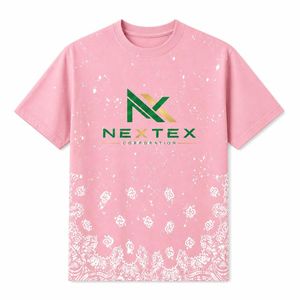 OEM Service Custom Sublimation T-Shirt All Over Print <b>Bandana</b> & Baroque Design Unisex Fashion Tee - Product Image 1