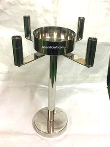 13 Head 100 Cm Foldable Copper Silver Metal Candelabras Multihued Handmade Eco-Friendly Durable Wedding Party Decoration Direct - Product Image 3