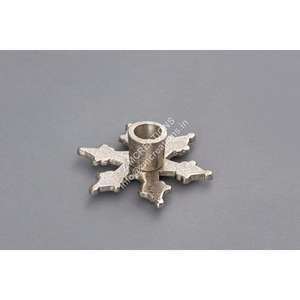 Porte-bougie en métal en forme de flocon de neige pour Noël, mariage, Pâques, artisanat de haute qualité, décoration d'intérieur - Product Image 1