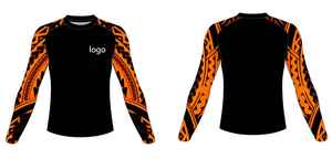 Chemise de surf de qualité supérieure avec protection solaire, tissu respirant et impression par sublimation résistante à la décoloration, rashguard - Product Image 6