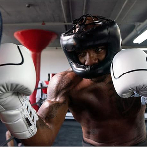 Protector de Cabeza de Cuero Vacuno para Boxeo, Muay Thai y Sparring - Product Image 6