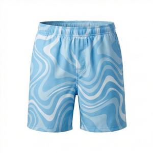 Shorts de bain pour hommes 2023, nouvelle collection, design tendance, shorts de plage, taille haute, longueur genou, shorts d'été pour hommes, séchage rapide, respirant, doux - Product Image 1
