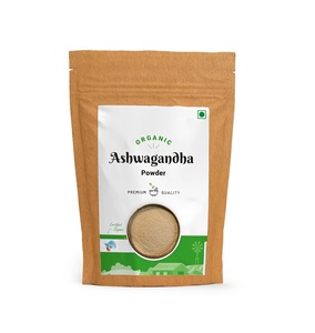 Polvo de Ashwagandha Orgánico (Withania Somnifera) – Polvo de Raíz Herbal Certificado en India para Bienestar Diario y Uso Tradicional - Product Image 1