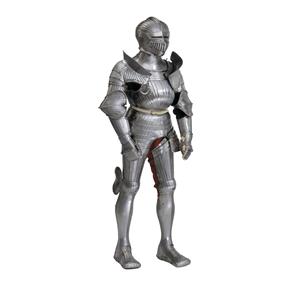 Armure complète en métal inspirée des guerriers, fabriquée par un fabricant OEM, avec des détails en acier soignés, pour exposition. - Product Image 6