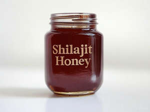 Pure 100% Natural <b>Shilajit</b> Honey with <b>Himalayan</b> Herbs High on Demand Energy Booster Honey in Bottle Packaging - Product Image 3