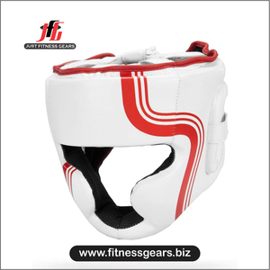 Casque de boxe pour adultes de qualité supérieure, matériau PU, absorption des chocs, respirant, fermeture à scratch personnalisée, entraînement de sparring - Product Image 4