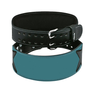 Cinturón de levantamiento de pesas de cuero vacuno de 13 mm para hombre, cinturón de soporte para fitness, culturismo, gimnasio, levantamiento de pesas, cinturón de seguridad. - Product Image 1