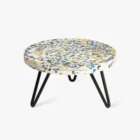 SS CRAFT INDIA Support à gâteau multi-résine aspect marbre, moule en silicone, finition polie, léger, design personnalisable pour décorateurs