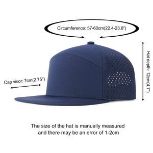 Gorra de Béisbol Unisex de 6 Paneles, Color Sólido, Malla Transpirable, Visera Plana, Informal para Exteriores, Primavera/Verano, para Adultos - Product Image 3