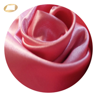 Glänzender Glitzer Polyester Spandex Satin gewebter Brautkleid Stoff