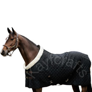 Tapis de spectacle en polaire Horsewear Look laine de luxe Bordeaux lourd avec des caractéristiques pratiques modernes - Product Image 4