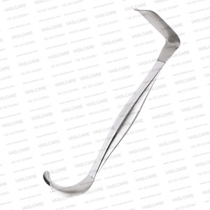 เครื่องมือผ่าตัดเสริมหน้าอกแบบโค้ง Tebbetts Double-Ended Retractor ขนาด 9-1/2 นิ้ว (24.5 ซม.) 7/8 x 1-1/2 นิ้ว ยี่ห้อ Vaslcare - Product Image 2