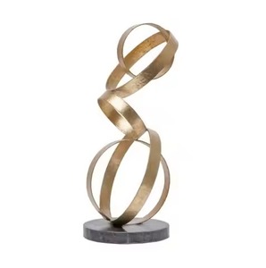 Vintage Metal Sculpture Classic Art Figurine <b>Decorative</b> Showpiece Home Office <b>Table</b> <b>Decor</b> Elegant Accent - Product Image 1