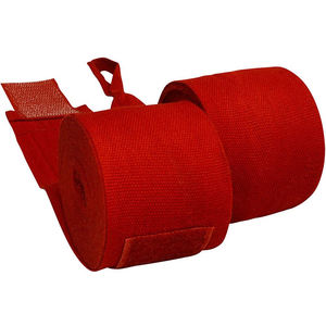Bandages de boxe professionnels en tissu polyester/nylon de haute qualité, écologiques, respirants, avec logo personnalisé imprimé pour - Product Image 5