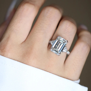 5Carat Lab-Grown Oval Cut Diamond IGI Certified 14K Gold Invisible Setting Luxury Classic Engagement & Wedding <b>Ring</b> Parties - Product Image 4