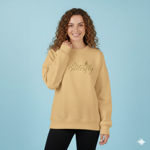 Sudadera Extra Grande para Mujer, Diseño Casual Vintage, Ribete Grueso, Tacto Suave, Otoño Invierno - Product Image 1