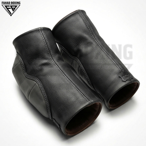Buen Proveedor, Nuevo Producto, Servicio OEM ODM, Protectores de Rodilla de Cuero Genuino Negro y Gris, Acolchados, Último Modelo - Product Image 2