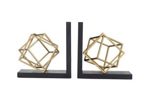 Hot Selling Bronze Metal Aluminium for Shelves Heavy Duty Bookends for Shelves Heavy <b>Books</b> Library <b>School</b> Gift Purpose - Product Image 6