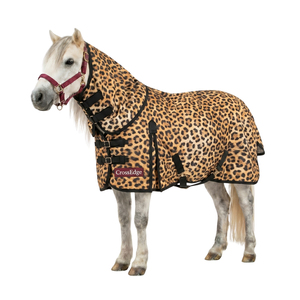 Couverture d'hiver robuste 600D pour cheval avec protection intégrale du cou, couverture anti-mouches et de sortie avec double boucle réglable - Product Image 1