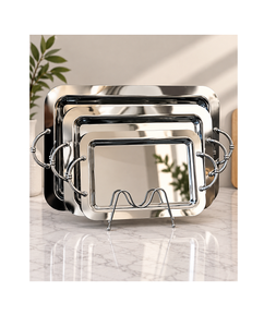 Plateau de service en fer noir pour chocolats et fruits secs, taille et forme personnalisées, provenant d'Inde - Product Image 5