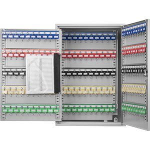 Armadietto Portachiavi Regolabile da 300 Posti con Serratura, Organizzatore da Parete per Chiavi e Posta - Product Image 4