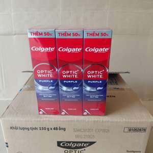 ยาสีฟันออพติกไวท์สีม่วง 150 กรัม สูตรไวท์เทนนิ่งสำหรับใช้ในบ้าน - Product Image 3