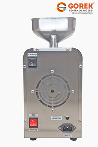 เครื่องสกัดน้ำมันขนาดเล็ก Gorek Technologies ทำจากสแตนเลส พร้อมหน้าจอดิจิตอล สกัดน้ำมันถั่วลิสงแบบอัตโนมัติ ระบบสกัดเย็น กำลังไฟ 600 วัตต์ สำหรับน้ำมัน 4-8 ชนิด - Product Image 4
