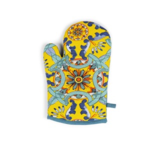 Guanto da Forno Excelsa Trinacria in Cotone 32x18 Cm Multicolore - Product Image 1