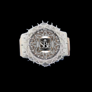 Montre Chronographe de Luxe en Acier Inoxydable avec Diamant Moissanite et Mouvement à Quartz, Fermoir Papillon, Bijou Tendance – Vente en Gros - Product Image 2