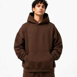 Sudadera con Capucha Extra Grande para Hombre, Personalizada, con Hombros Caídos, Transpirable, con Logotipo Personalizado, Color Personalizado, Fabricante Mayorista - Product Image 1