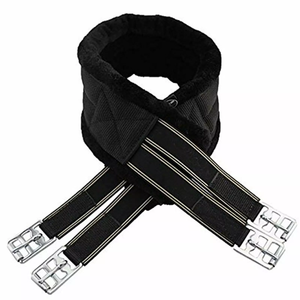 Sangle équestre en polaire pour cheval, avec ferrures durables, 28-50 pouces, la meilleure sangle pour cheval, assure un look élégant, fabriquée en Inde - Product Image 5