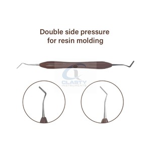Ensemble d'instruments dentaires professionnels en acier inoxydable 7 pièces, poignée ergonomique pour une pose et un façonnage précis du composite - Product Image 2