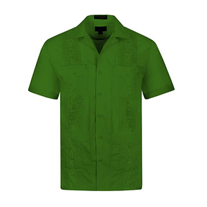 Camisas Casuales de Manga Corta a Rayas para Hombre, Transpirables, para Uso Diario en Verano, Poliéster/Algodón - Product Image 4