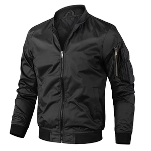 Blouson Bomber d'Hiver OEM Personnalisable Grande Taille pour Hommes, Imperméable, Léger, Respirant, en Nylon Tissé, Vente en Gros - Product Image 2